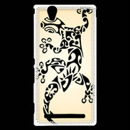 Coque Sony Xperia T2 Ultra Salamandre tribal