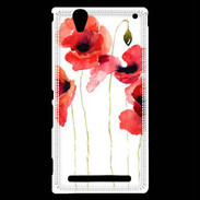Coque Sony Xperia T2 Ultra Dessin de coquelicot