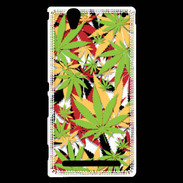 Coque Sony Xperia T2 Ultra Cannabis 3 couleurs