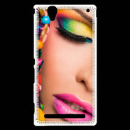 Coque Sony Xperia T2 Ultra Joli maquillage 5