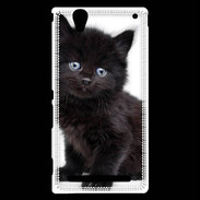 Coque Sony Xperia T2 Ultra Petit chaton noir