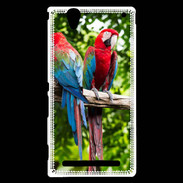 Coque Sony Xperia T2 Ultra Couple de macaw