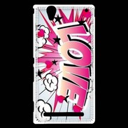 Coque Sony Xperia T2 Ultra Love graffiti 2