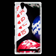 Coque Sony Xperia T2 Ultra Quinte poker