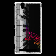 Coque Sony Xperia T2 Ultra Note de musique et piano 1