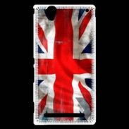 Coque Sony Xperia T2 Ultra Drapeau anglais grunge