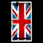 Coque Sony Xperia T2 Ultra Tag Drapeau Anglais