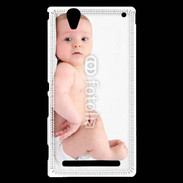 Coque Sony Xperia T2 Ultra Bébé allongé sur le dos