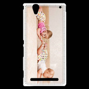 Coque Sony Xperia T2 Ultra Bébés sur le ventre