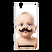 Coque Sony Xperia T2 Ultra Bébé avec moustache
