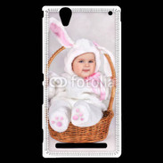 Coque Sony Xperia T2 Ultra Bébé dans un panier