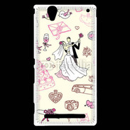 Coque Sony Xperia T2 Ultra Thème mariage 1