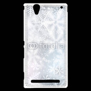 Coque Sony Xperia T2 Ultra Etoiles de neige