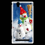 Coque Sony Xperia T2 Ultra Bonhommes de neige