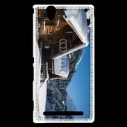 Coque Sony Xperia T2 Ultra Chalet enneigé