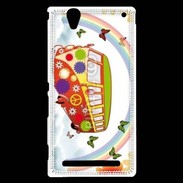 Coque Sony Xperia T2 Ultra Flower power