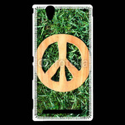 Coque Sony Xperia T2 Ultra Paix et herbe