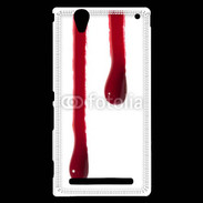 Coque Sony Xperia T2 Ultra Gouttes de sang