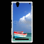 Coque Sony Xperia T2 Ultra Bateau de pêcheur en mer