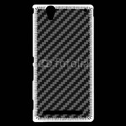 Coque Sony Xperia T2 Ultra Fibres de carbone