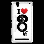 Coque Sony Xperia T2 Ultra I love 60's