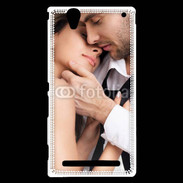 Coque Sony Xperia T2 Ultra Couple romantique et glamour