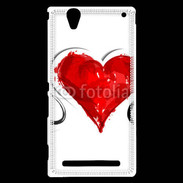 Coque Sony Xperia T2 Ultra Love en peinture 5