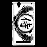 Coque Sony Xperia T2 Ultra Tatouage Samouraï