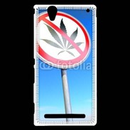 Coque Sony Xperia T2 Ultra Interdiction de cannabis