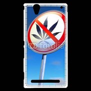 Coque Sony Xperia T2 Ultra Interdiction de cannabis 2