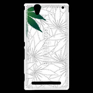 Coque Sony Xperia T2 Ultra Fond cannabis