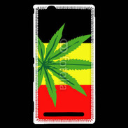 Coque Sony Xperia T2 Ultra Drapeau allemand cannabis