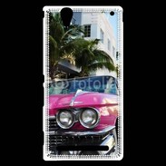 Coque Sony Xperia T2 Ultra Voiture rétro à Miami
