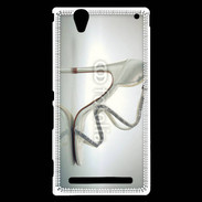 Coque Sony Xperia T2 Ultra Sandale talon et strass