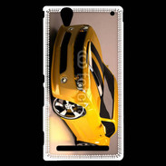 Coque Sony Xperia T2 Ultra Belle voiture jaune et noire
