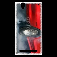Coque Sony Xperia T2 Ultra Roue en feu dragster 4