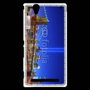 Coque Sony Xperia T2 Ultra Laser twin towers
