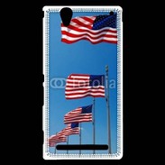 Coque Sony Xperia T2 Ultra Drapeaux USA