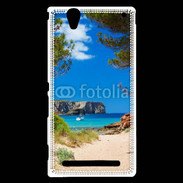 Coque Sony Xperia T2 Ultra Vue de la mer bleue 10