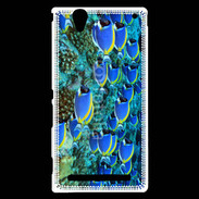 Coque Sony Xperia T2 Ultra Banc de poissons bleus