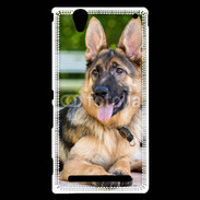 Coque Sony Xperia T2 Ultra Portrait d'un berger allemand adulte