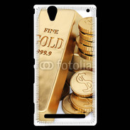 Coque Sony Xperia T2 Ultra Lingot et pièces d'or