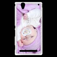 Coque Sony Xperia T2 Ultra Amour de bébé en violet