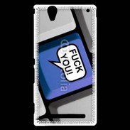 Coque Sony Xperia T2 Ultra Clavier humour fuck you