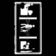 Coque Sony Xperia T2 Ultra humour panneau 2
