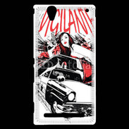 Coque Sony Xperia T2 Ultra Vigilante au féminin
