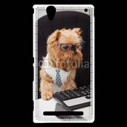 Coque Sony Xperia T2 Ultra Chien informaticien
