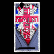 Coque Sony Xperia T2 Ultra Keep Calm Businessman