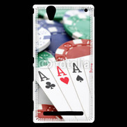 Coque Sony Xperia T2 Ultra Passion du poker