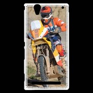 Coque Sony Xperia T2 Ultra Rallie Raid en moto
